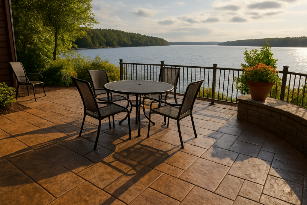 concrete patio installation in Duluth MN