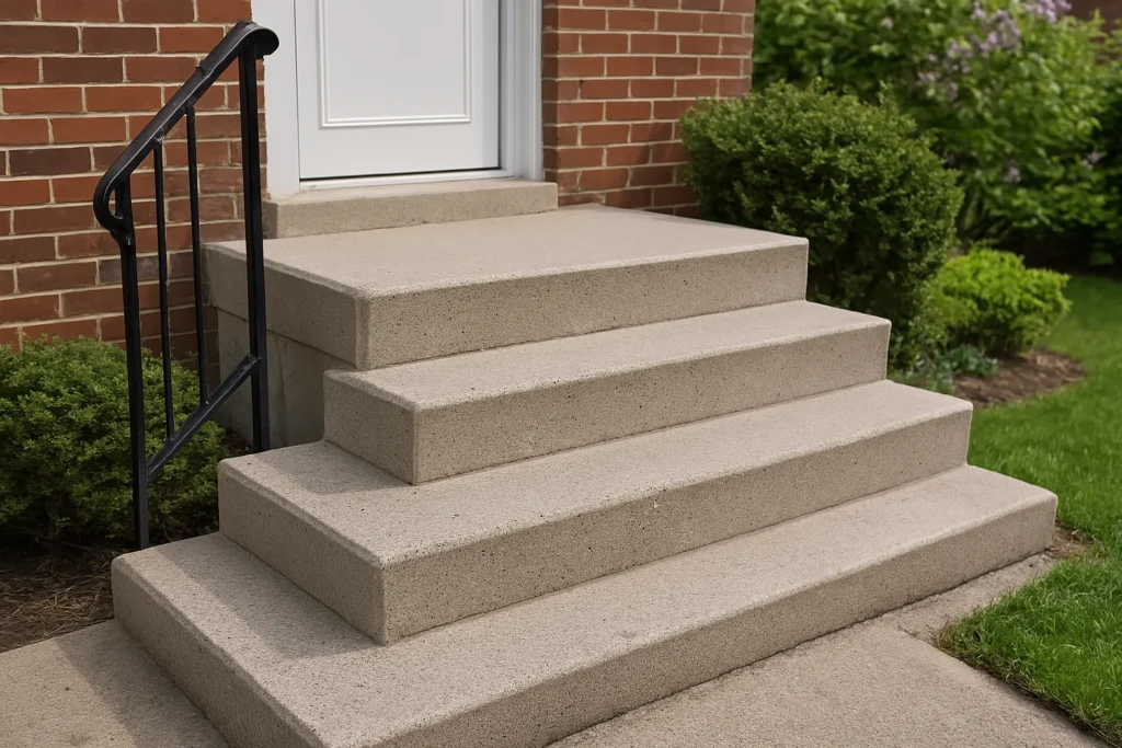 concrete steps installation in Duluth MN